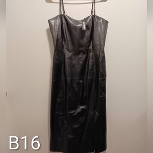 Steve Madden Black Strapless Dress